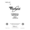 WHIRLPOOL CGP2961JQ0 Parts Catalog WHIRLPOOL CGP2961JQ0 Parts Catalog