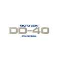 MICRO SEIKI DD-40 Owners Manual MICRO SEIKI DD-40 Owners Manual