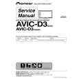 PIONEER AVIC-D3/XU/EW5 Service Manual PIONEER AVIC-D3/XU/EW5 Service Manual