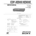 SONY CDP-XE900 Service Manual SONY CDP-XE900 Service Manual