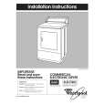 WHIRLPOOL CGE2791KQ0 Installation Manual WHIRLPOOL CGE2791KQ0 Installation Manual