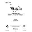 WHIRLPOOL ACM052XX1 Parts Catalog WHIRLPOOL ACM052XX1 Parts Catalog