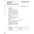KENWOOD GE-87 Owners Manual KENWOOD GE-87 Owners Manual