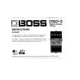 BOSS DSD-3 Owners Manual BOSS DSD-3 Owners Manual