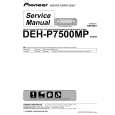 PIONEER DEH-P7500MP/X1B/EW Service Manual PIONEER DEH-P7500MP/X1B/EW Service Manual