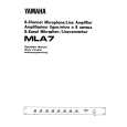 YAMAHA MLA7 Owners Manual YAMAHA MLA7 Owners Manual