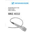 SENNHEISER MKE 4032 Owners Manual SENNHEISER MKE 4032 Owners Manual