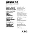 AEG 32513 DG D Owners Manual AEG 32513 DG D Owners Manual