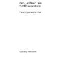 AEG LAV1370 Owners Manual AEG LAV1370 Owners Manual
