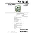 SONY WMFX481 Service Manual SONY WMFX481 Service Manual