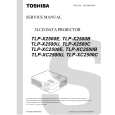 TOSHIBA TLP-X2500B Service Manual TOSHIBA TLP-X2500B Service Manual