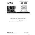 AIWA CX810 Service Manual AIWA CX810 Service Manual