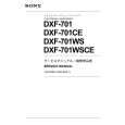 SONY DXF-701 Service Manual SONY DXF-701 Service Manual