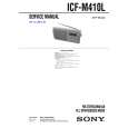 SONY ICFM410L Service Manual SONY ICFM410L Service Manual