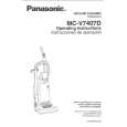 PANASONIC MCV7407D Owners Manual PANASONIC MCV7407D Owners Manual
