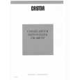 CASTOR CM1025TF Owners Manual CASTOR CM1025TF Owners Manual