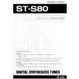 TOSHIBA ST-S80 Owners Manual TOSHIBA ST-S80 Owners Manual