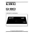 KAWAI Q80 Owners Manual KAWAI Q80 Owners Manual