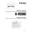 TEAC AH500I Service Manual TEAC AH500I Service Manual