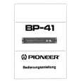 PIONEER BP-41 Instrukcja Obsługi PIONEER BP-41 Instrukcja Obsługi