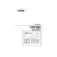 BOSS DR-550 Owners Manual BOSS DR-550 Owners Manual
