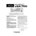 PIONEER VSA-700 Owners Manual PIONEER VSA-700 Owners Manual