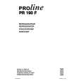 PROLINE PR 190 F Owners Manual PROLINE PR 190 F Owners Manual