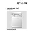 PRIVILEG 70540-W,10533 Owners Manual PRIVILEG 70540-W,10533 Owners Manual
