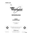 WHIRLPOOL ED22DWXTF02 Parts Catalog WHIRLPOOL ED22DWXTF02 Parts Catalog