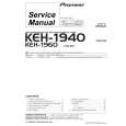 PIONEER KEH-1960 Service Manual PIONEER KEH-1960 Service Manual