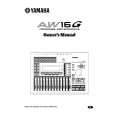 YAMAHA AW16G Instrukcja Obsługi YAMAHA AW16G Instrukcja Obsługi