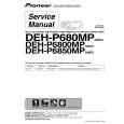 PIONEER DEH-P680MP-5 Service Manual PIONEER DEH-P680MP-5 Service Manual