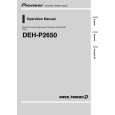 PIONEER DEHP2650 Owners Manual PIONEER DEHP2650 Owners Manual
