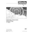 MIELE T1515A Owners Manual MIELE T1515A Owners Manual