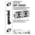 GEMINI MP-3000X Owners Manual GEMINI MP-3000X Owners Manual