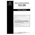 RODGERS MX-200 Owners Manual RODGERS MX-200 Owners Manual