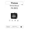 WATSON FA3610 Service Manual WATSON FA3610 Service Manual