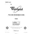 WHIRLPOOL MW8900XS2 Parts Catalog WHIRLPOOL MW8900XS2 Parts Catalog