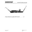 SHURE UHF-R Owners Manual SHURE UHF-R Owners Manual