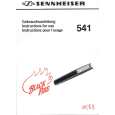 SENNHEISER BF 541 Owners Manual SENNHEISER BF 541 Owners Manual