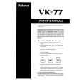 ROLAND VK-77 Owners Manual ROLAND VK-77 Owners Manual