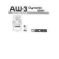 ROLAND AW-3 Owners Manual ROLAND AW-3 Owners Manual