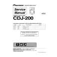 PIONEER CDJ-200 Service Manual PIONEER CDJ-200 Service Manual