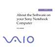 SONY PCG-Z600NE/K VAIO Software Manual SONY PCG-Z600NE/K VAIO Software Manual