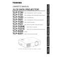 TOSHIBA TLP-T720 Owners Manual TOSHIBA TLP-T720 Owners Manual