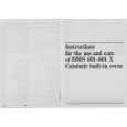 BLANCO BMS601 Owners Manual BLANCO BMS601 Owners Manual