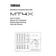 YAMAHA MT4X Owners Manual YAMAHA MT4X Owners Manual