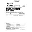 PIONEER SP99D Service Manual PIONEER SP99D Service Manual