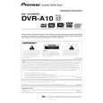 PIONEER DVR-A10XLA/KBXV/5 Owners Manual PIONEER DVR-A10XLA/KBXV/5 Owners Manual