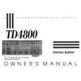 HARMAN KARDON TD4800 Owners Manual HARMAN KARDON TD4800 Owners Manual